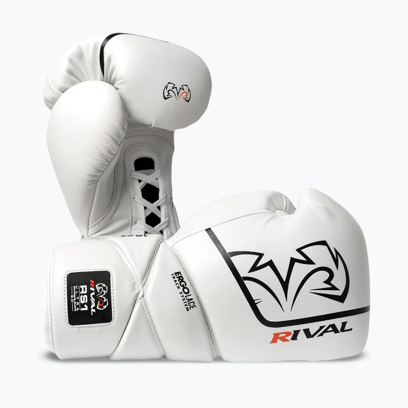 Rękawice bokserskie Rival RS1 Ultra Sparring 2.0 white 7