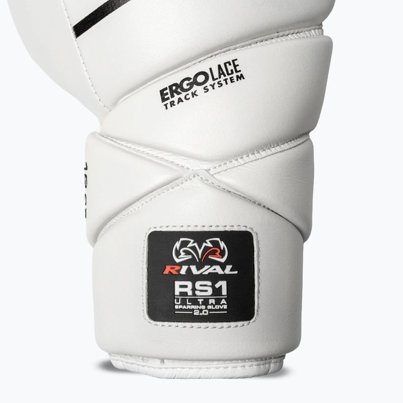 Rękawice bokserskie Rival RS1 Ultra Sparring 2.0 white 9