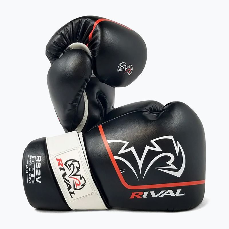 Rękawice bokserskie Rival Super Sparring 2.0 black 6