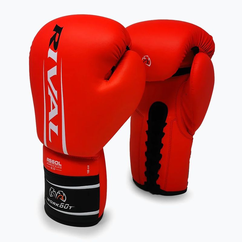 Rękawice bokserskie Rival RS60 red 2