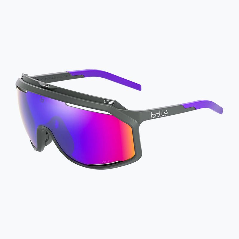 Okulary przeciwsłoneczne Bollé Chronoshield titanium matte/volt ultraviolet