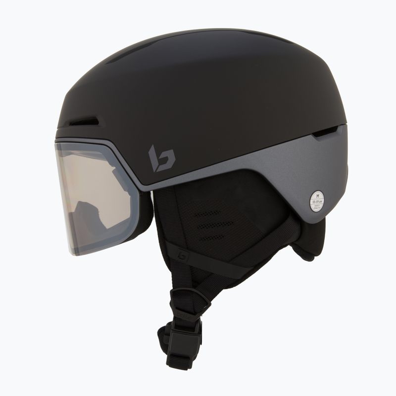Kask narciarski Bollé X-Fusion black/steal matte/photochromic gun 4