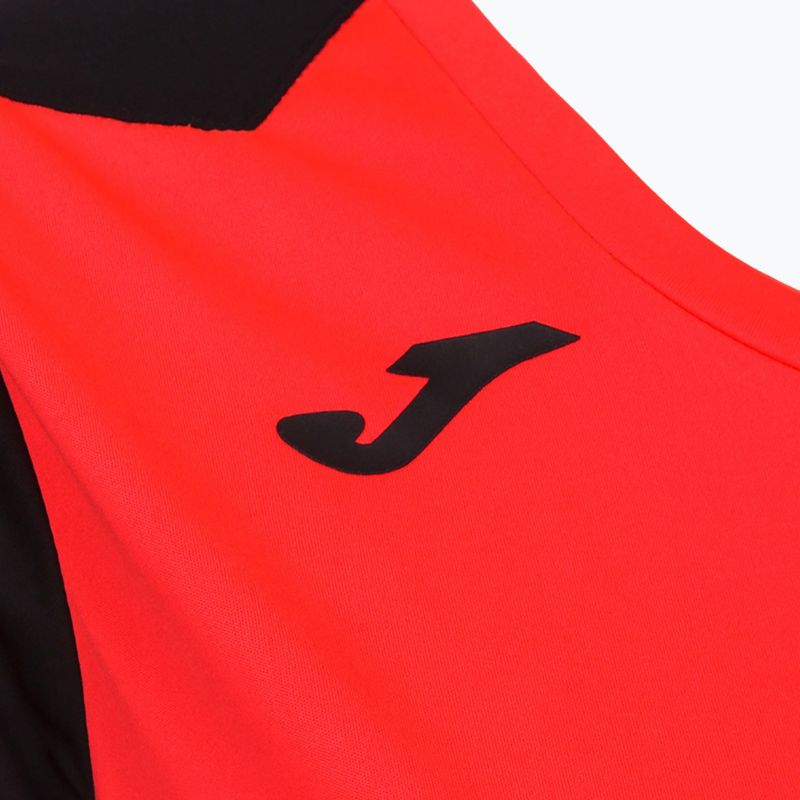 Koszulka do biegania damska Joma Record II fluor coral/black 9