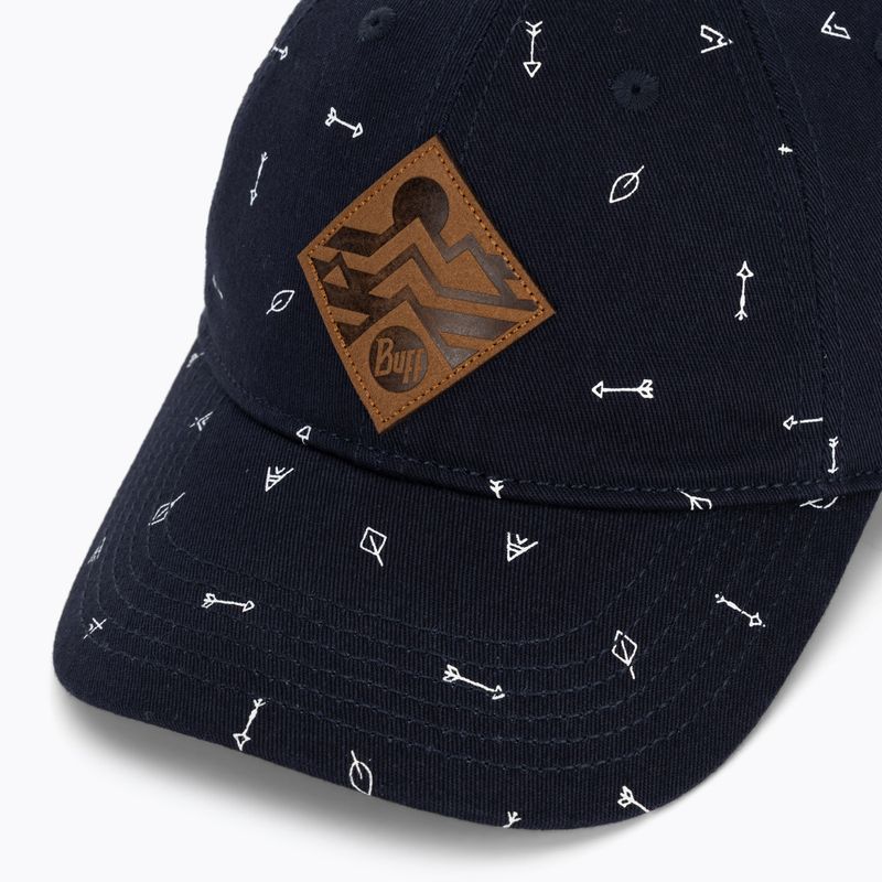 Czapka z daszkiem dziecięca BUFF Baseball arrows denim 3