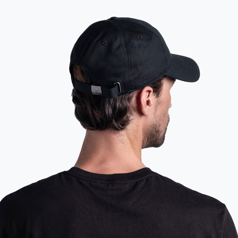 Czapka z daszkiem BUFF Baseball solid black 9