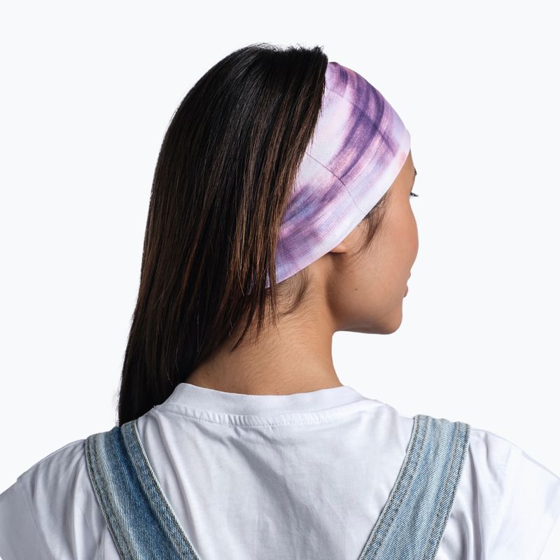 Opaska na głowę BUFF Coolnet UV Wide Seary purple 4