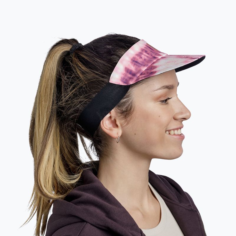 Daszek do biegania BUFF Go Visor Deri pink 8