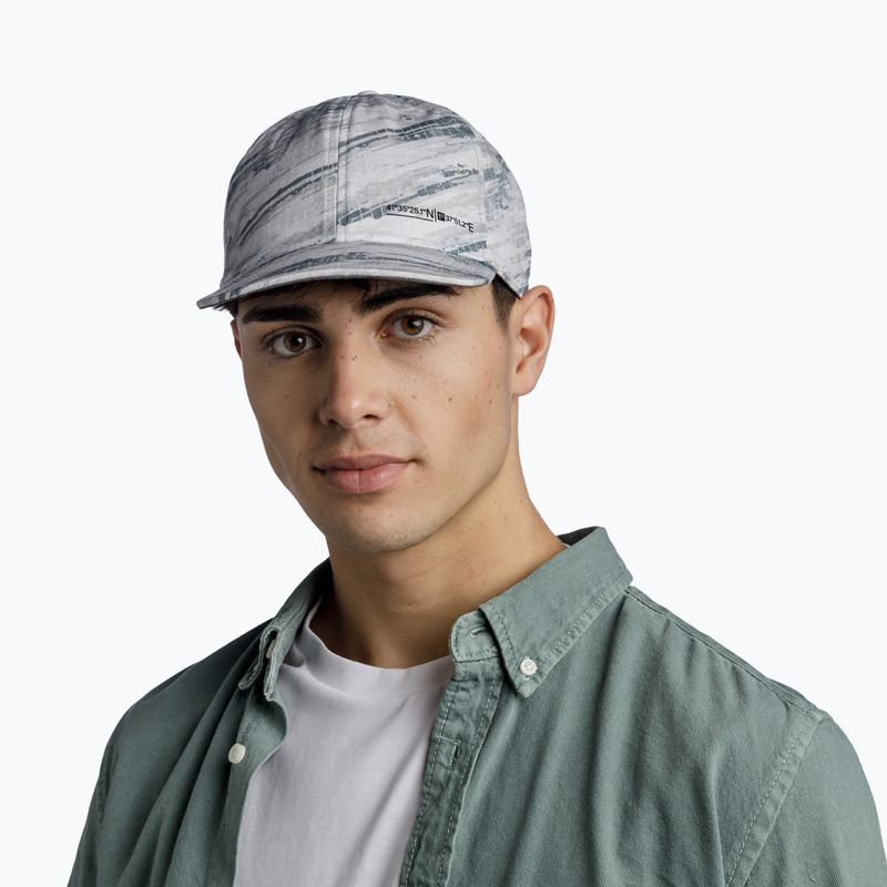 Czapka z daszkiem BUFF Pack Baseball light grey frane 5
