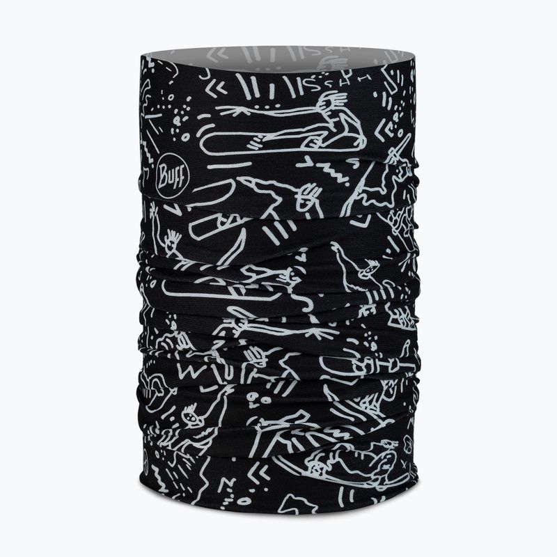 Chusta wielofunkcyjna dziecięca BUFF Original Ecostretch tivat black