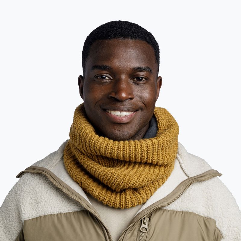 Komin BUFF Knitted & Fleece Jarn ocher 3