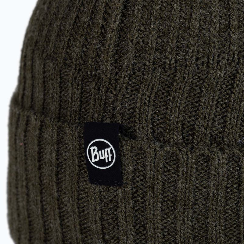 Czapka zimowa BUFF Knitted & Fleece Renso silversage 2