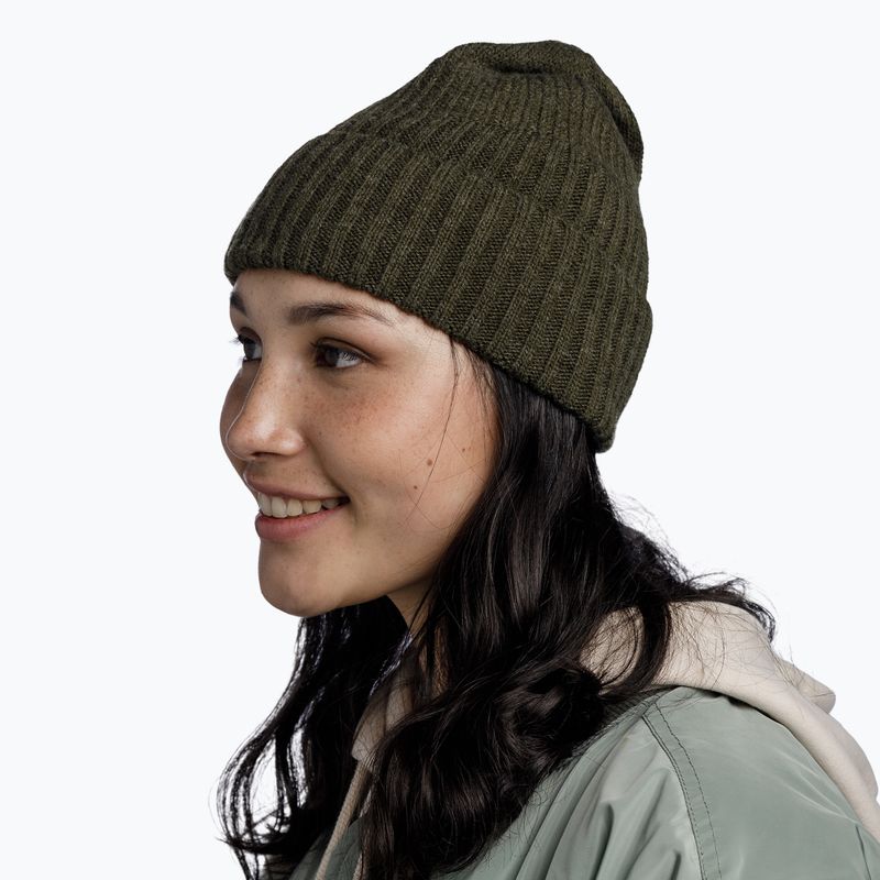 Czapka zimowa BUFF Knitted & Fleece Renso silversage 4