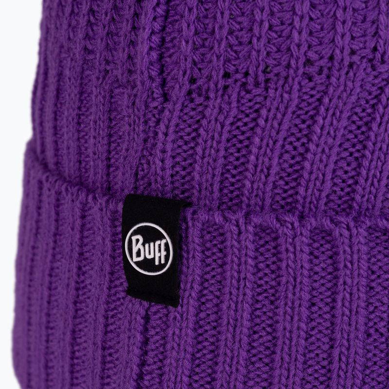 Czapka zimowa BUFF Knitted & Fleece Renso purple 2