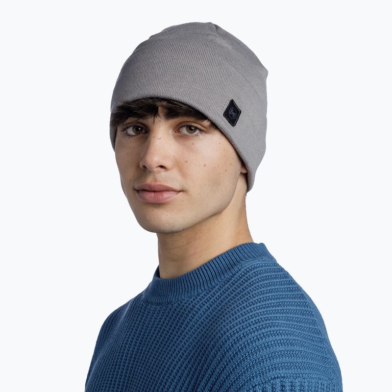Czapka zimowa BUFF Knitted Niels Evo grey 3