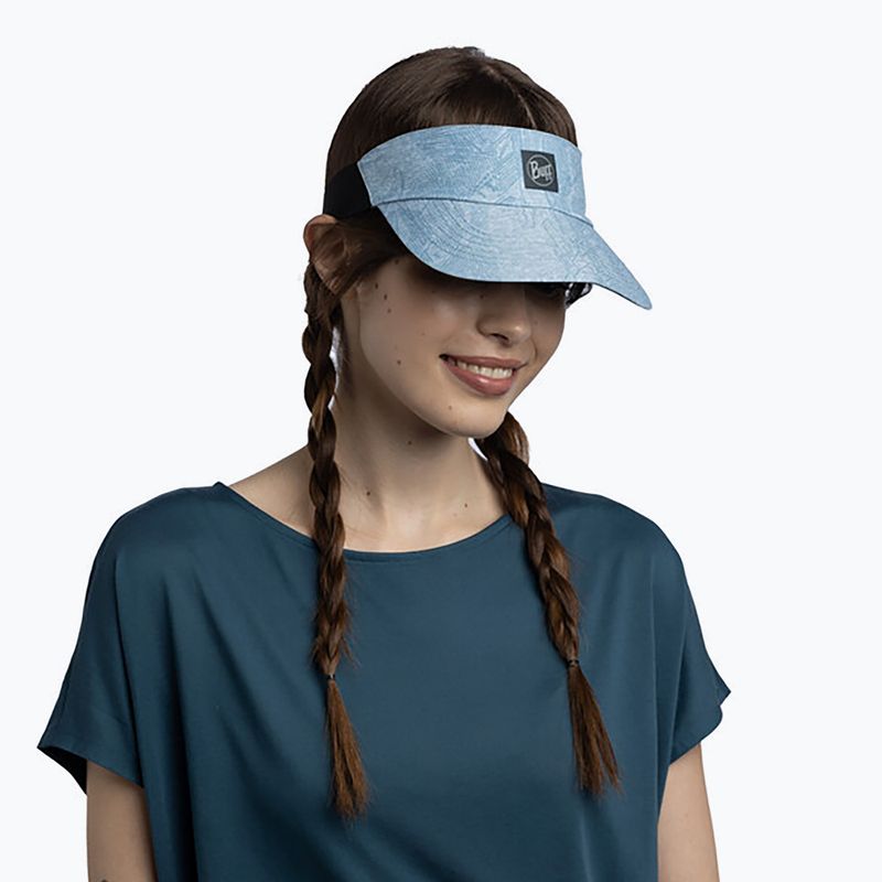 Daszek do biegania BUFF Go Visor Ellbe steel 5