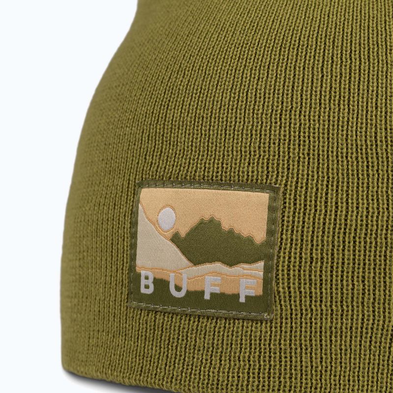 Czapka zimowa BUFF Knitted Lilon long moss 2