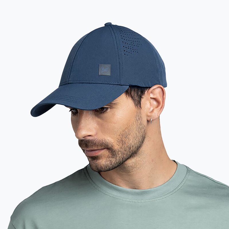 Czapka z daszkiem BUFF Summit Solid night blue 3
