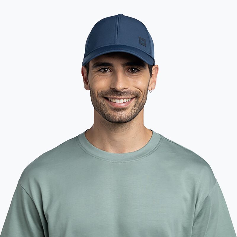 Czapka z daszkiem BUFF Summit Solid night blue 4