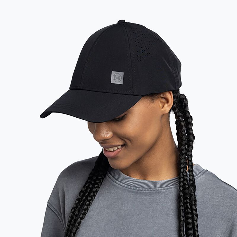 Czapka z daszkiem BUFF Summit Solid black 3