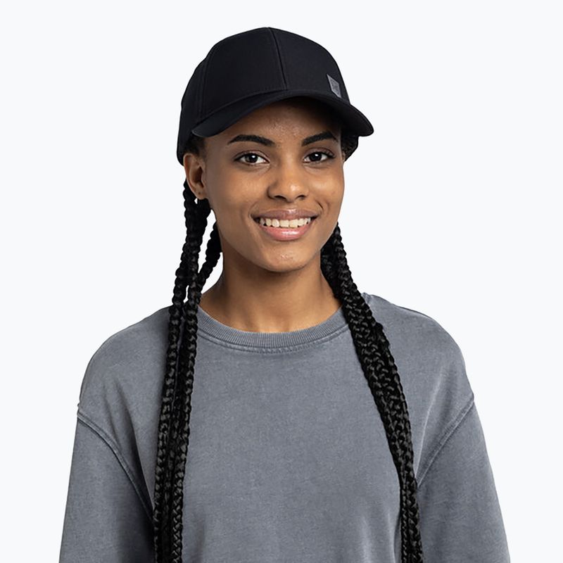 Czapka z daszkiem BUFF Summit Solid black 4