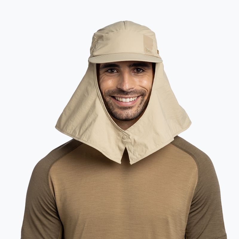 Czapka z daszkiem BUFF Desert solid birch grey 6