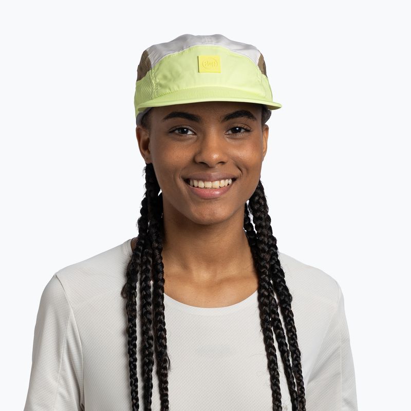 Czapka z daszkiem BUFF 5 Panel Go domus citron 3