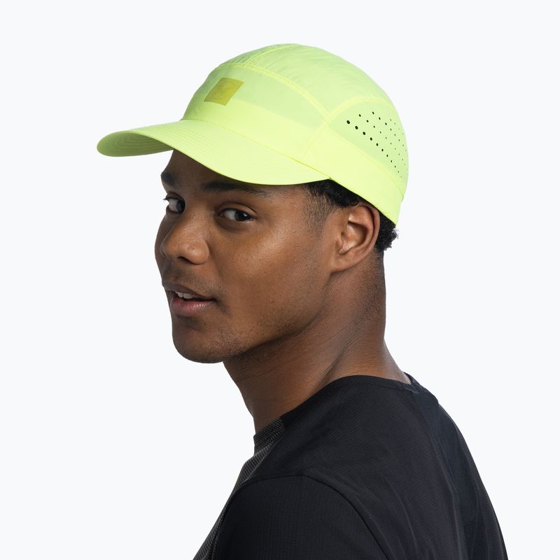 Czapka z daszkiem BUFF Speed solid lime 6
