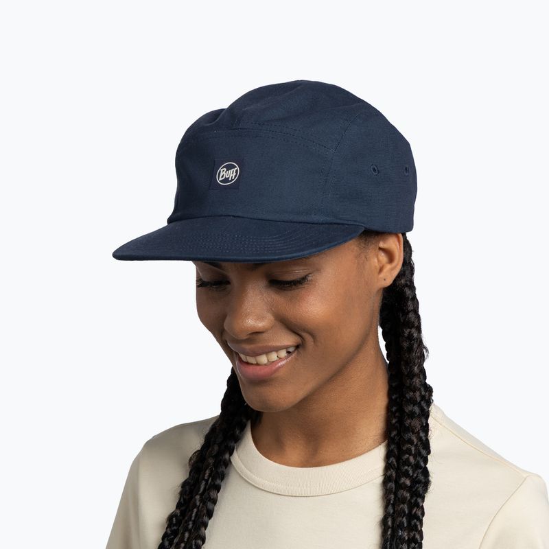 Czapka z daszkiem BUFF 5 Panel Venture solid navy 5
