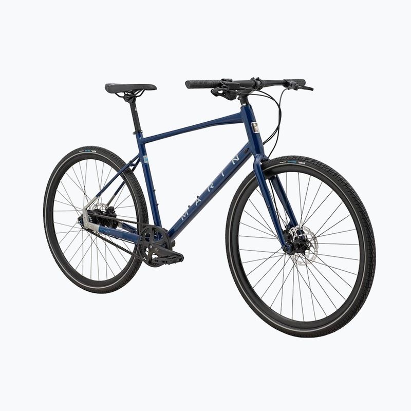 Rower miejski Marin Presidio 3 700C gloss navy/dark silver/silver cyan 2