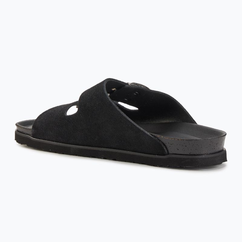 Klapki damskie Genuins Hawaii Velour black 3