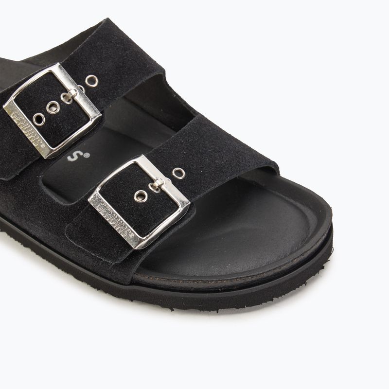 Klapki damskie Genuins Hawaii Velour black 7