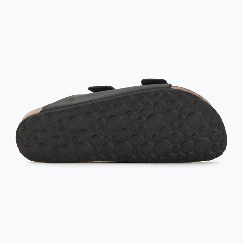 Klapki damskie Genuins Hawaii Oiled Leather black 4
