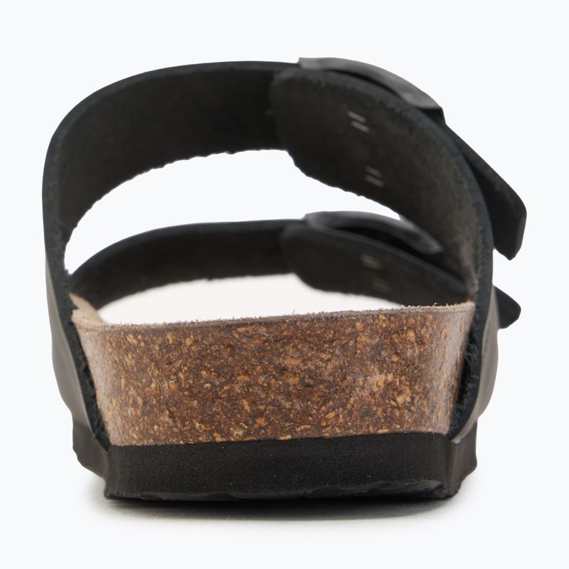 Klapki damskie Genuins Hawaii Oiled Leather black 6