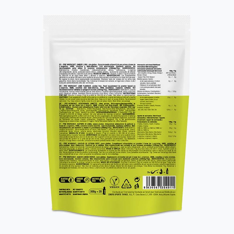 Przedtreningówka 226ERS Pre Workout 300 g limonka 2