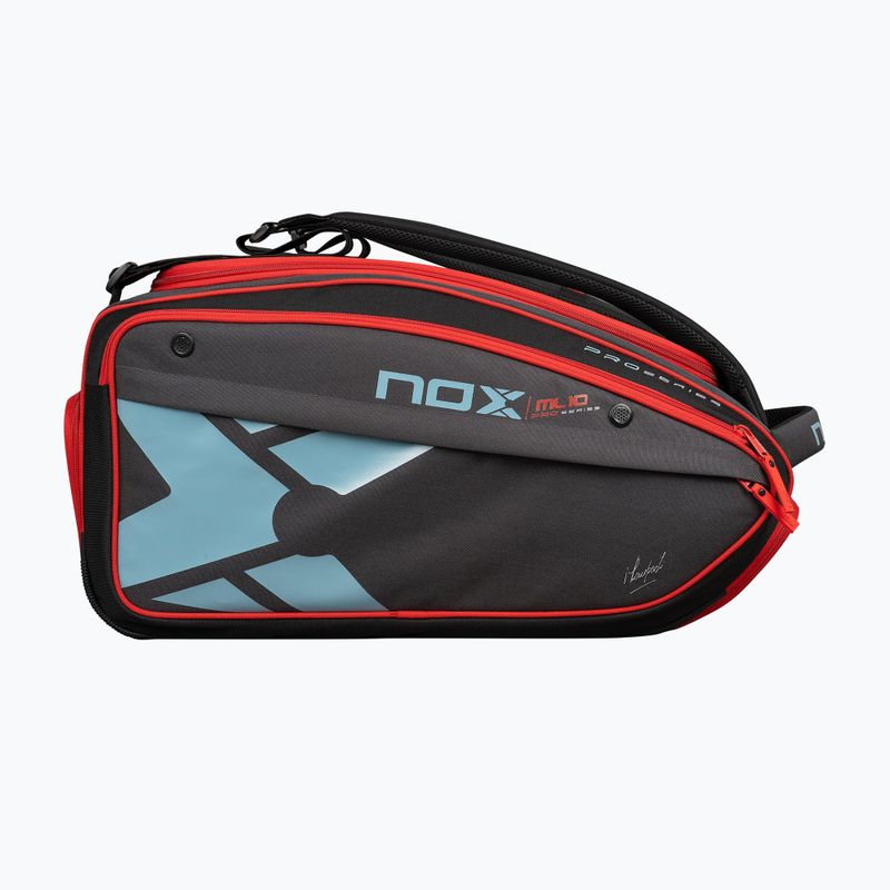Torba do padla NOX ML10 Competition XL Compact Padelbag 80 l grey/black/orange