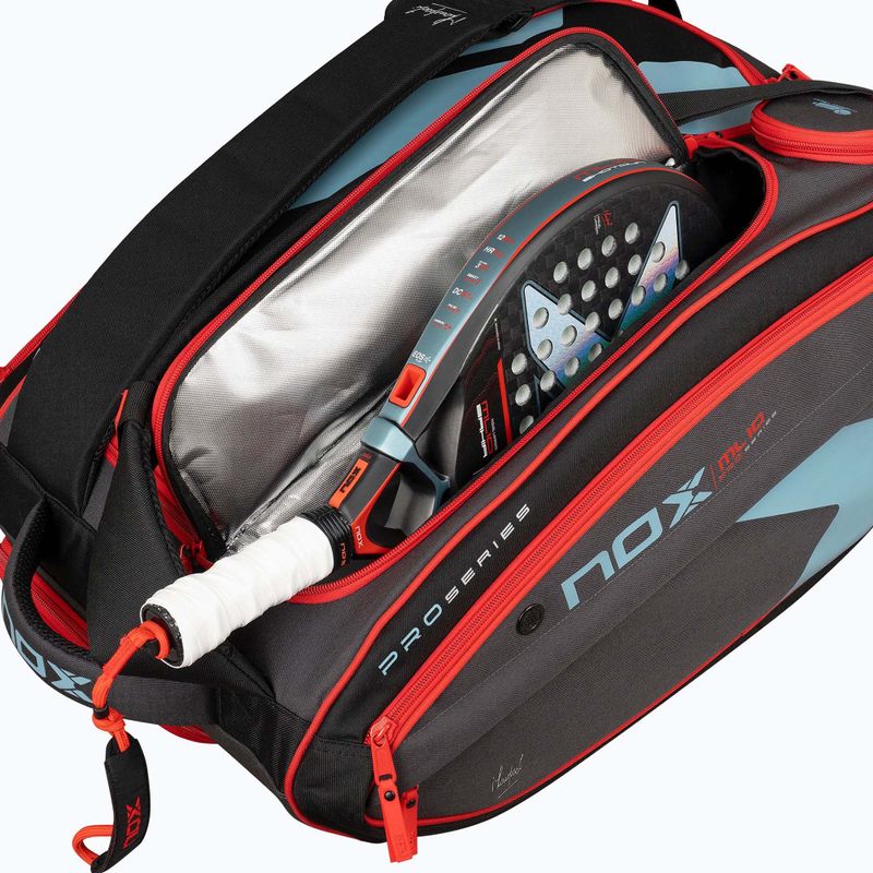 Torba do padla NOX ML10 Competition XL Compact Padelbag 80 l grey/black/orange 7