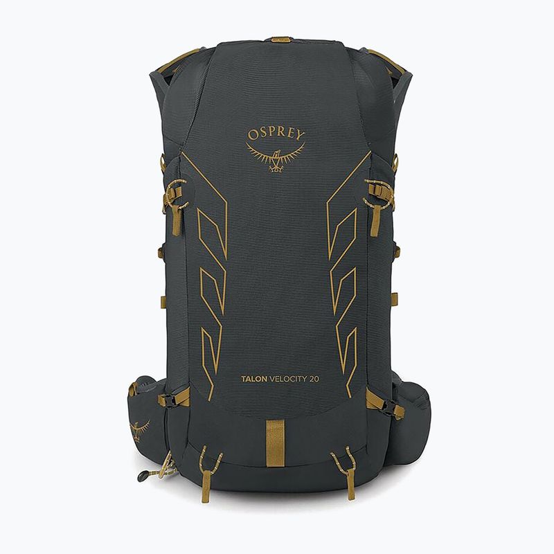 Plecak turystyczny męski Osprey Talon Velocity 20 l dark charcoal/tumbleweed yellow