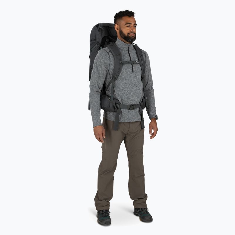 Plecak trekkingowy męski Osprey Rook 50 l dark charcoal/silver lining 4