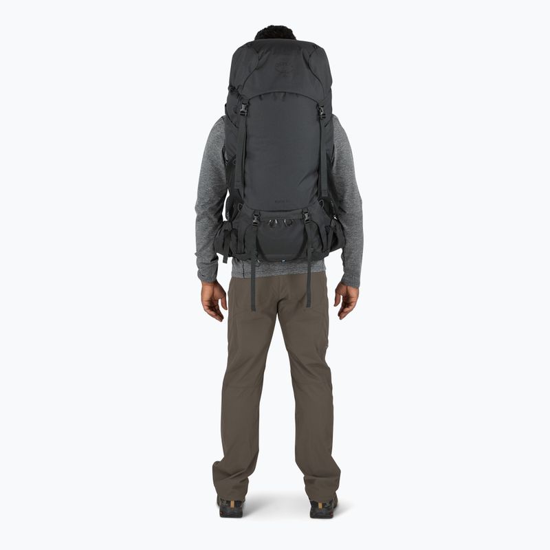 Plecak trekkingowy męski Osprey Rook 50 l dark charcoal/silver lining 6