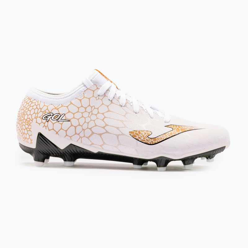 Buty piłkarskie męskie Joma Gol FG white/gold 8