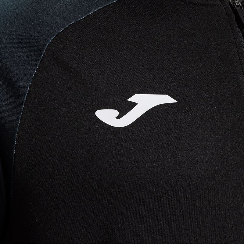 Bluza do biegania męska Joma Elite XI Hoodie black/anthracite 4