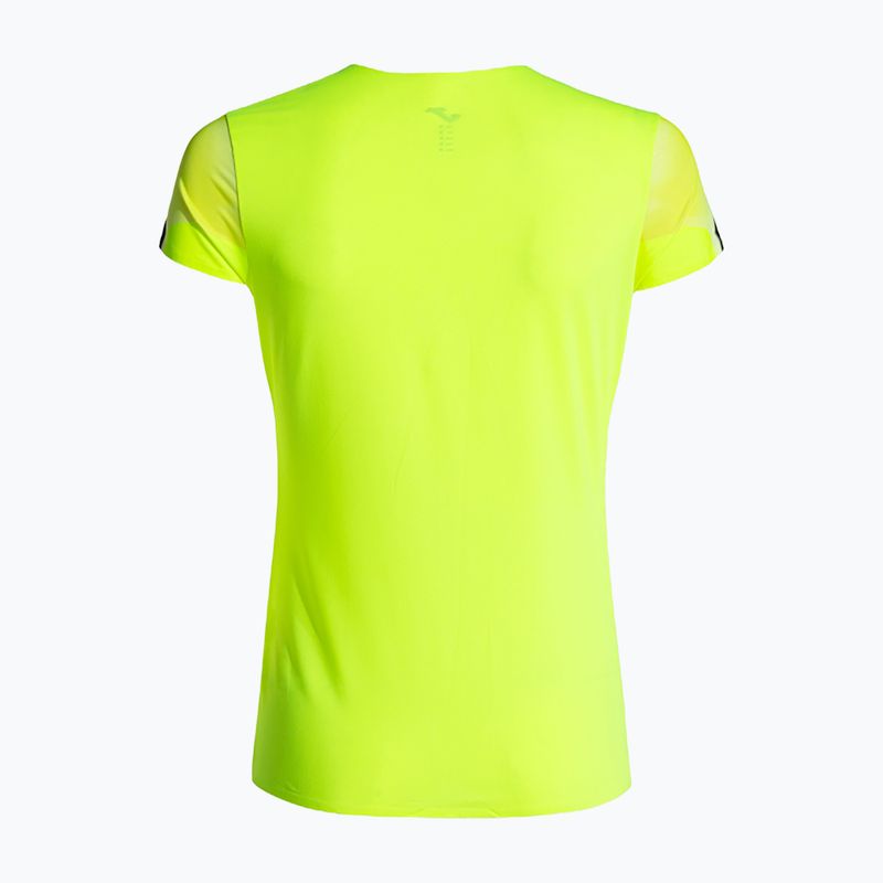 Koszulka do biegania damska Joma Elite XI fluor yellow/black 2