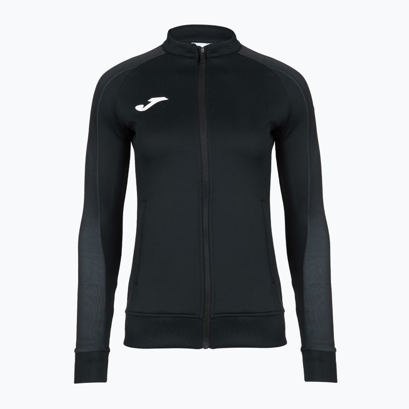 Bluza do biegania damska Joma Elite XI Full Zip black/anthracite