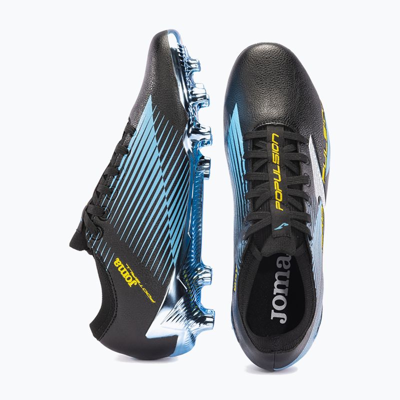 Buty piłkarskie męskie Joma Propulsion Cup FG black/turquoise 11