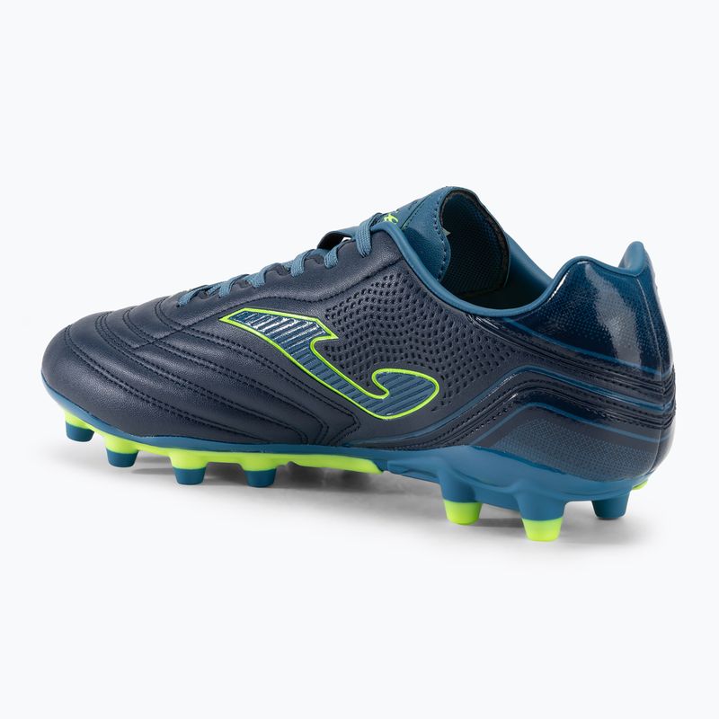 Buty piłkarskie męskie Joma Aguila FG navy/green fluor 3