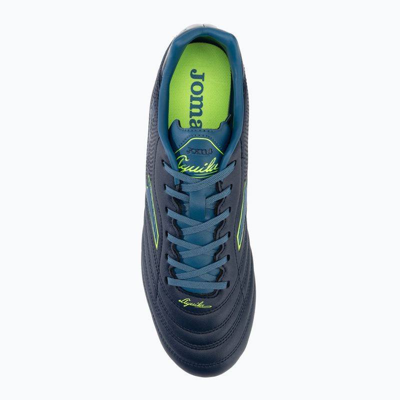 Buty piłkarskie męskie Joma Aguila FG navy/green fluor 5