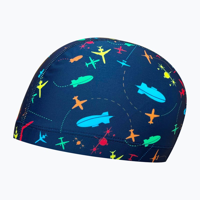 Czepek pływacki dziecięcy RAS Patterned Elastane aereo titanium