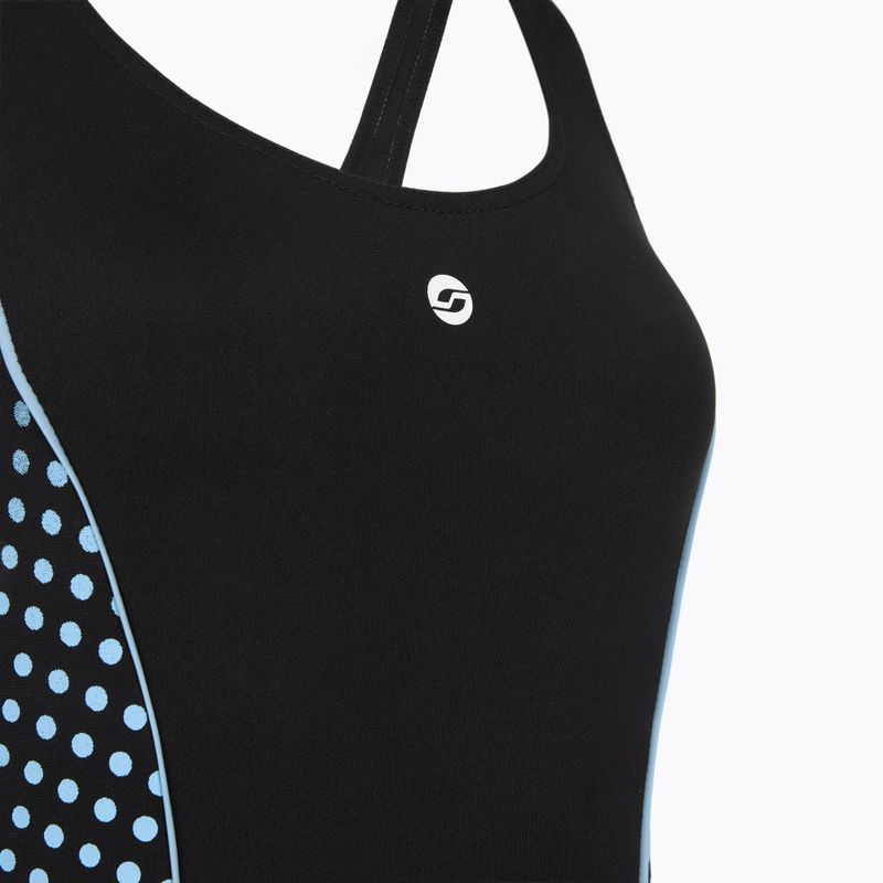 Strój pływacki jednoczęściowy damski RAS Malaysia Sport Back black 3