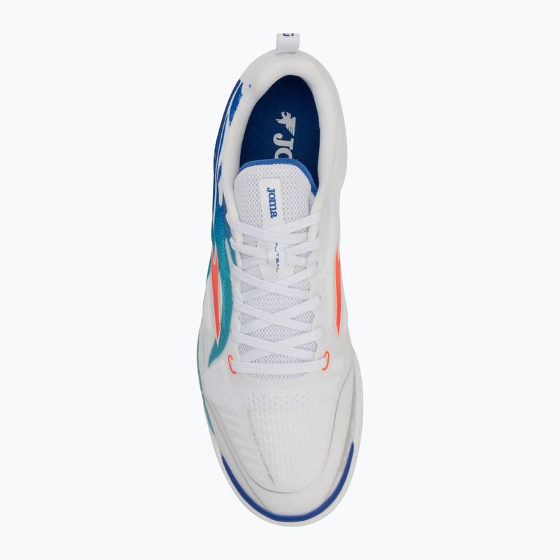 Buty piłkarskie męskie Joma Tactico IN white/royal 5