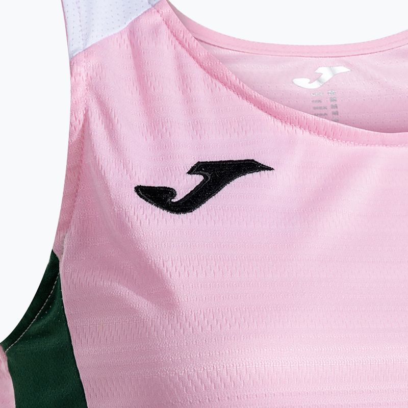 Koszulka tenisowa damska Joma Montreal pink/green 3